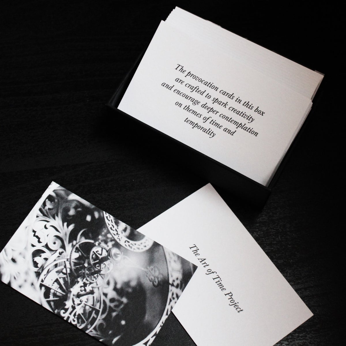 Provocation Card Example Time as Provocation Card Set | The Art of Time Project
