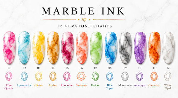 Marble Ink gemstone shades