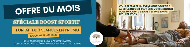Offre réflexologie spéciale sportif pour les courses, trails, hirox etc