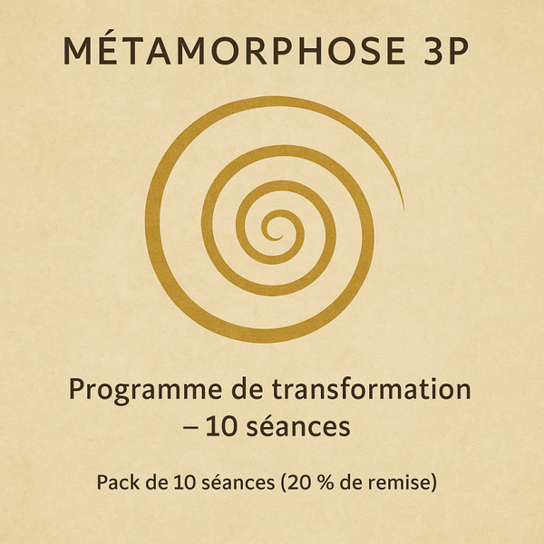 Programme Métamorphose 3P — Pack de 10 séances (20% de remise)