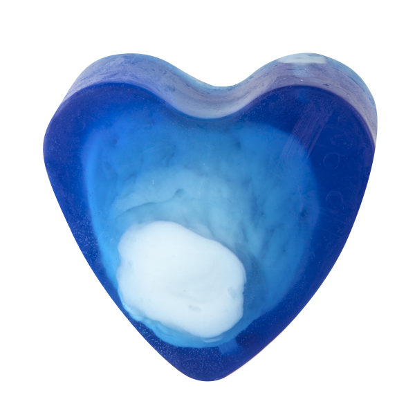 Savon cœur Blue sensation