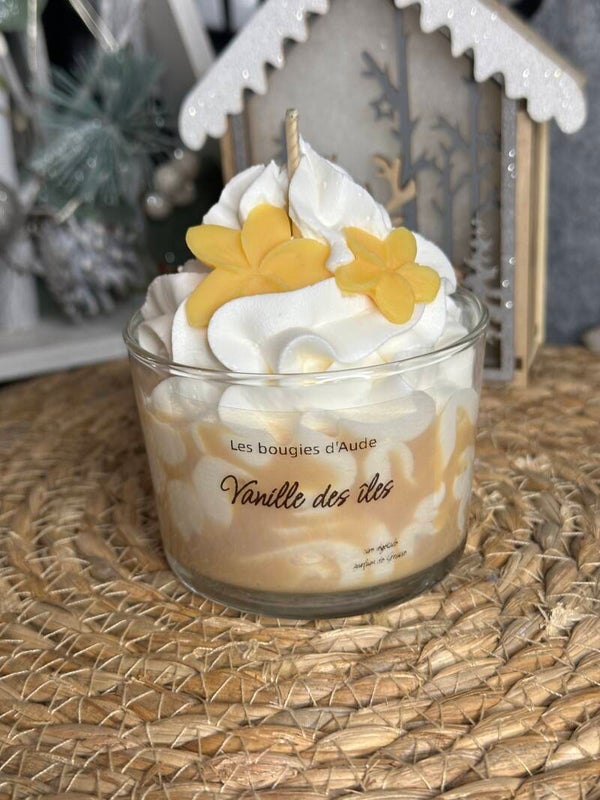Bougie gourmande vanille des îles