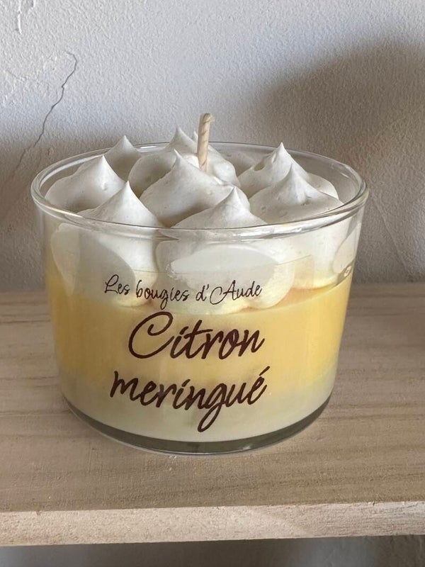 Bougie gourmande Citron meringuée
