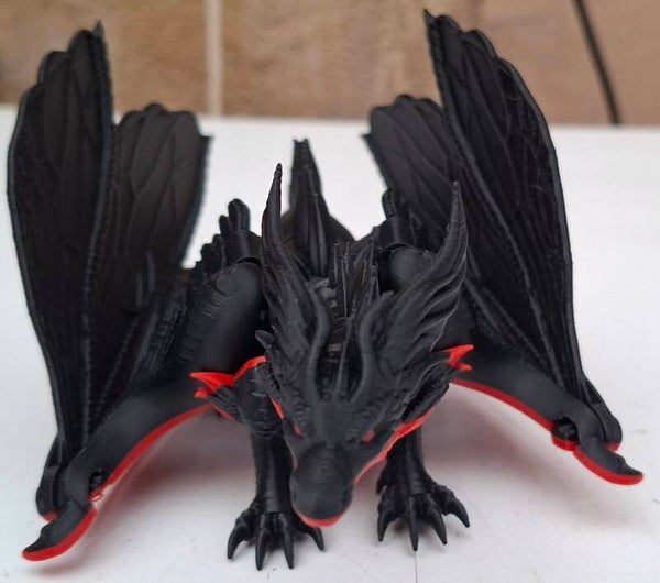 Dragon articuler ailé personnalisé