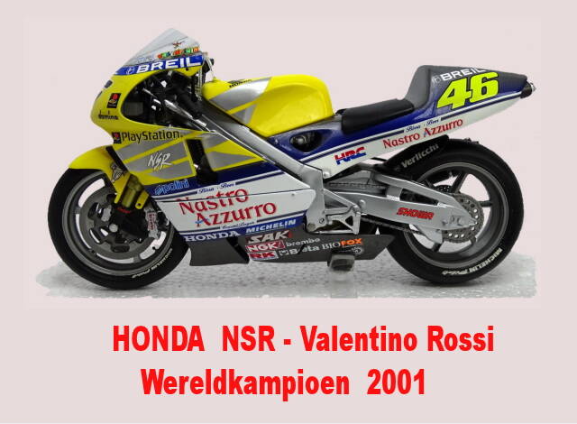 Tamiya Honda NSR Nastro Azzurro 500cc Valentino Rossi