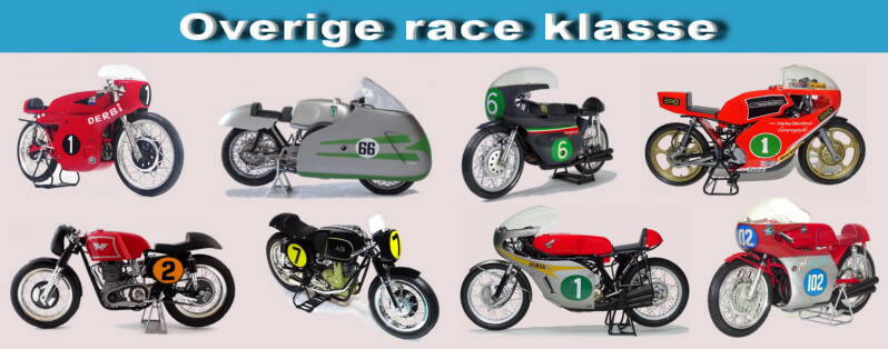 Overzicht raceklassen motoren