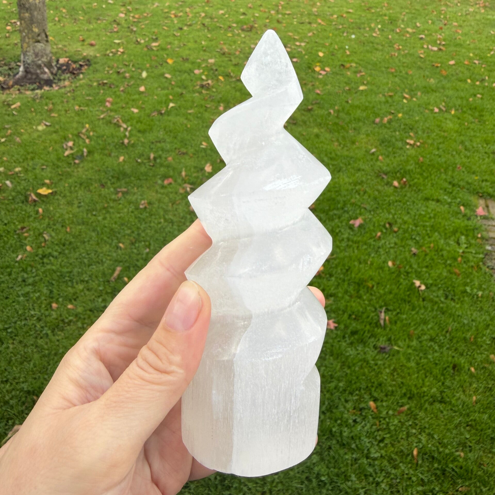 Seleniet spiraal hoogte 15cm