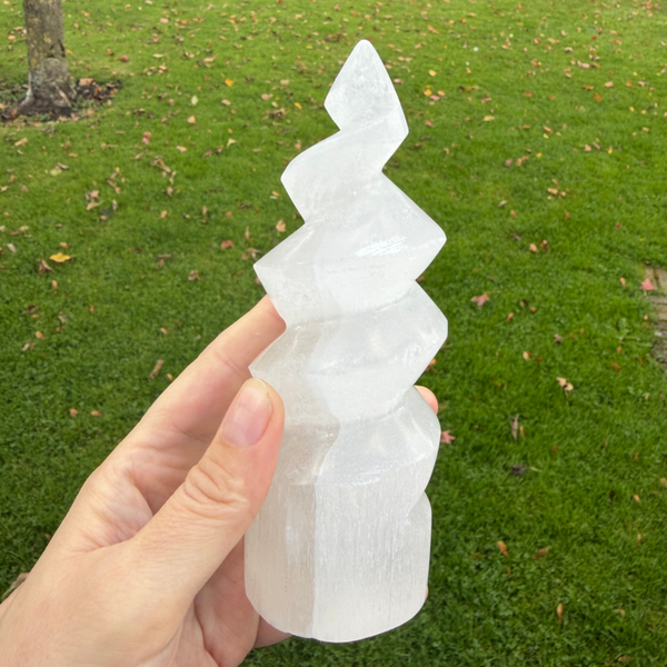 Seleniet spiraal hoogte 15cm