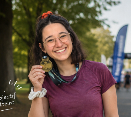 Athlète débutante en coaching après son premier 5km