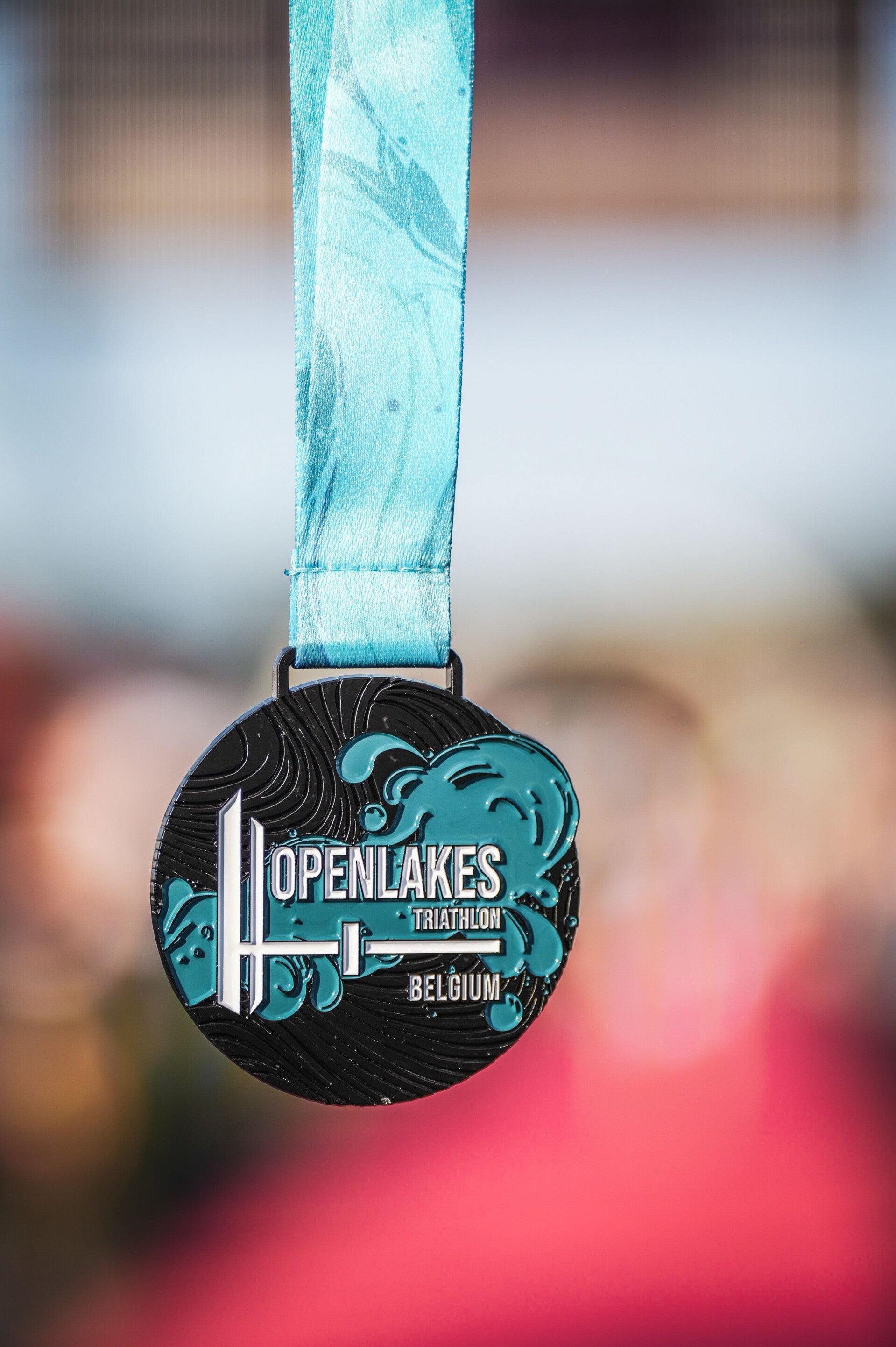 Médaille de triathlon des élèves en coaching