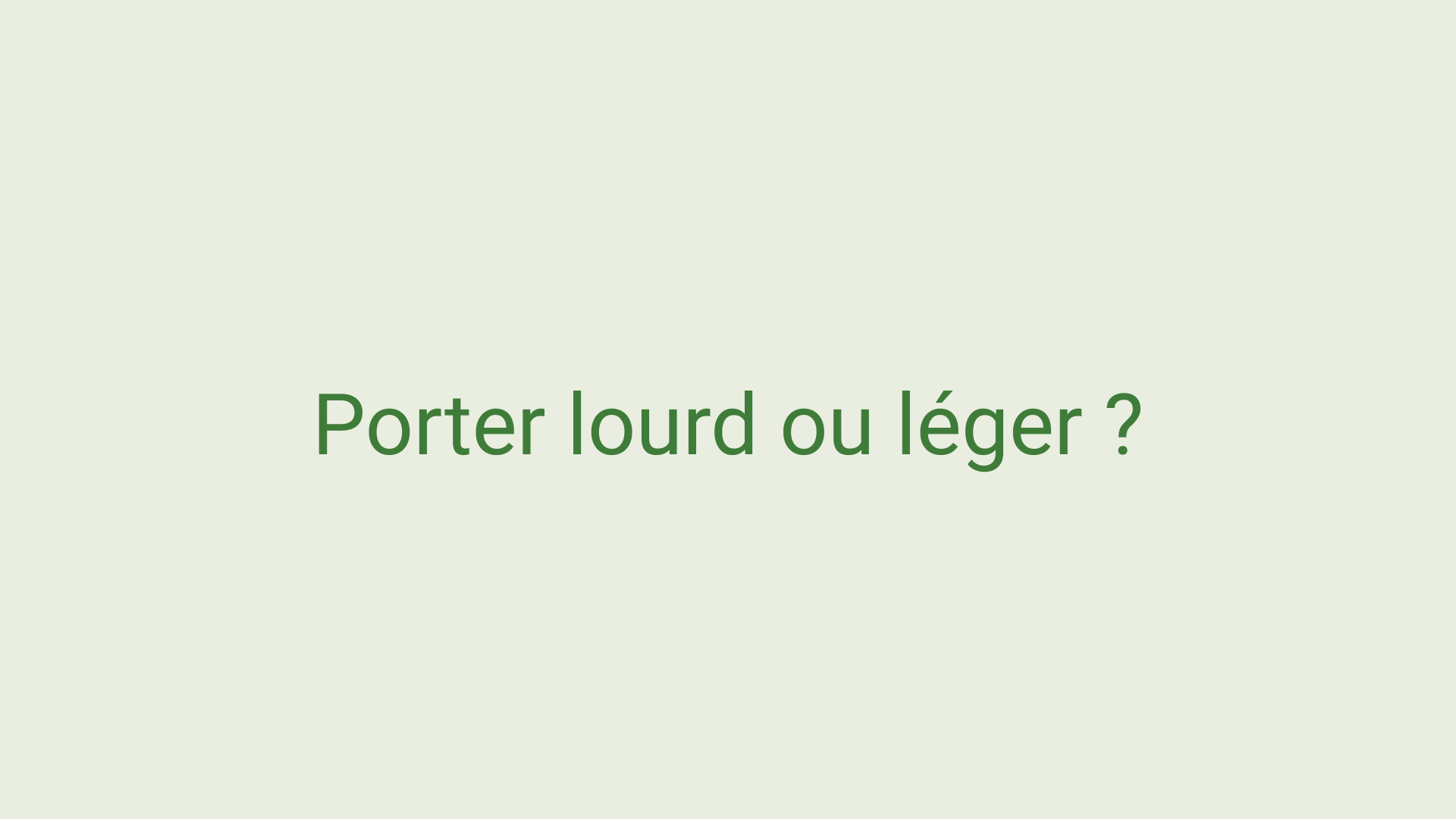 Renforcement musculaire : faut-il porter lourd ou léger ?