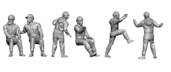 Crew für den M 110 (Siebziger Jahre)