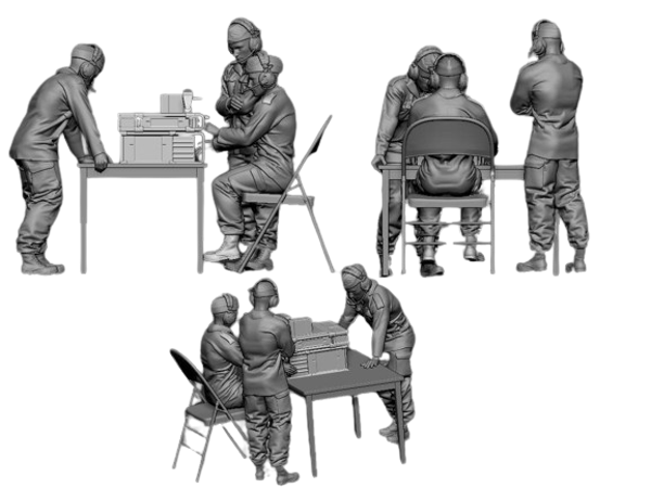 Battalions Hauptquartier Manöver, 3D Druck