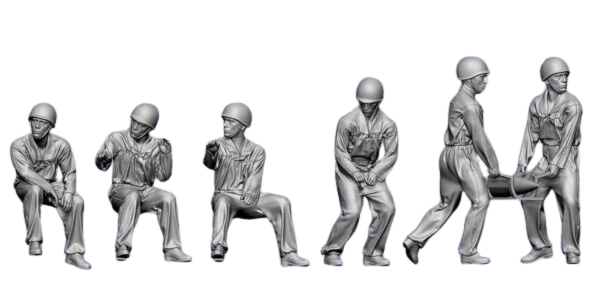 Bundeswehr Crew für US Haubitze M 110