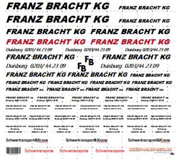 Decal Franz Bracht