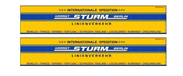 Decal "Sturm" Internationale Spedition