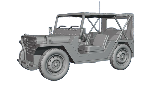 Ford 151 "Mutt" US Army mit Faltverdeck (aufgeschlagen)