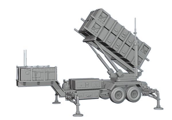 Patriot Flugabwehr System auf Auflieger