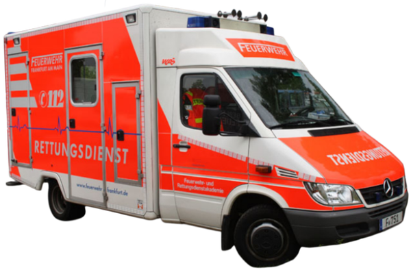 Rettungswagen BF Frankfurt am Main/W.A.S. Aufbau