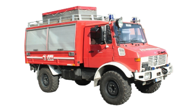 Rüstwagen RW1 MB Unimog/Wackenhut Aufbau