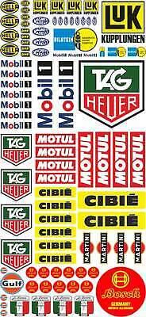 Beschriftungen für DTM Rennautos, Premium Decal