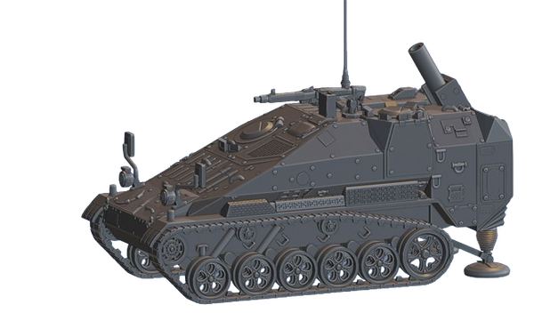 Wiesel II mit Mörser, Werfer