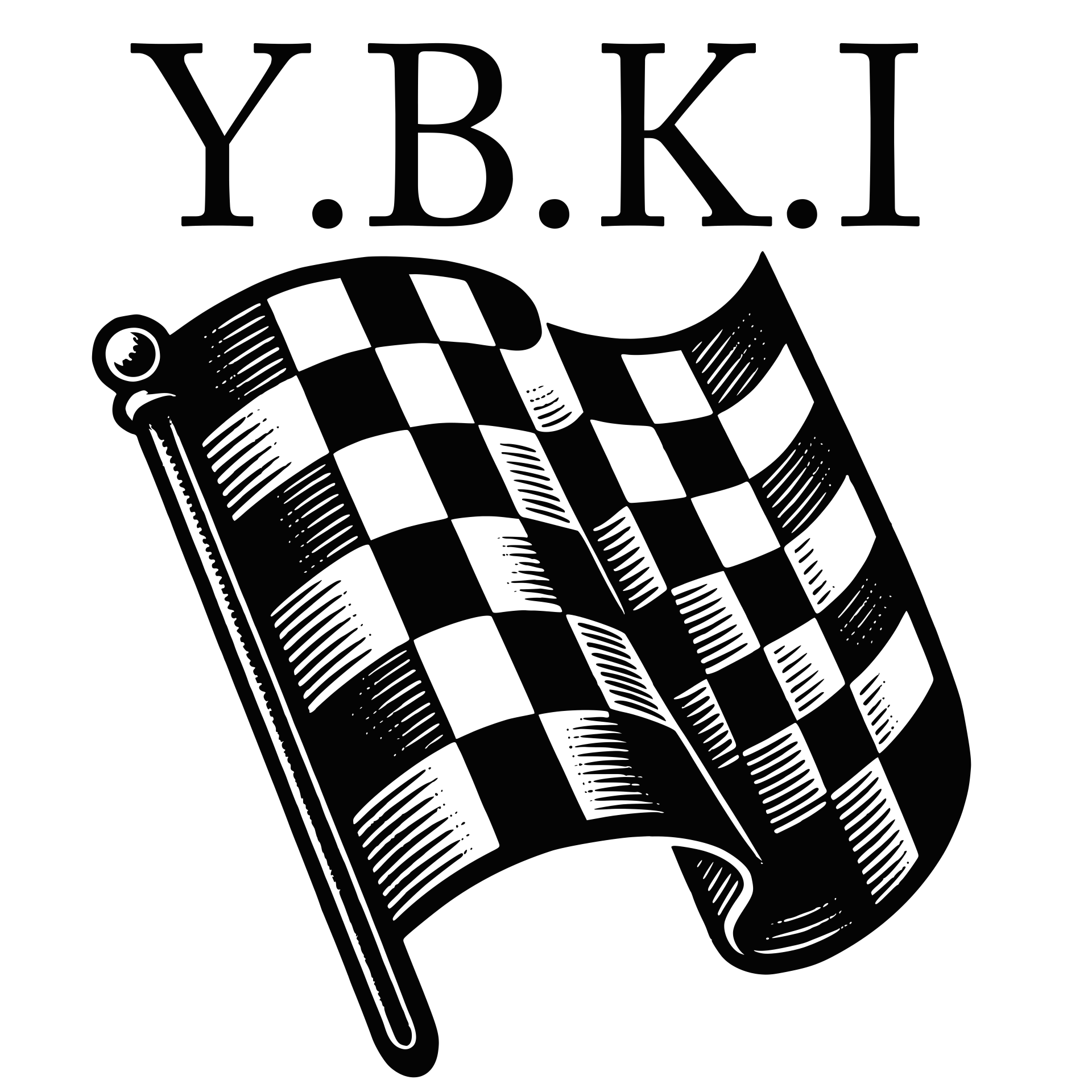 ALL BLACK Y.B.K.I FLAGG