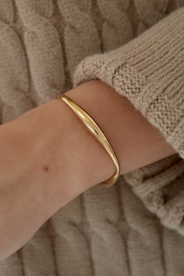 Gouden Open Armband - Elegant & Tijdloos