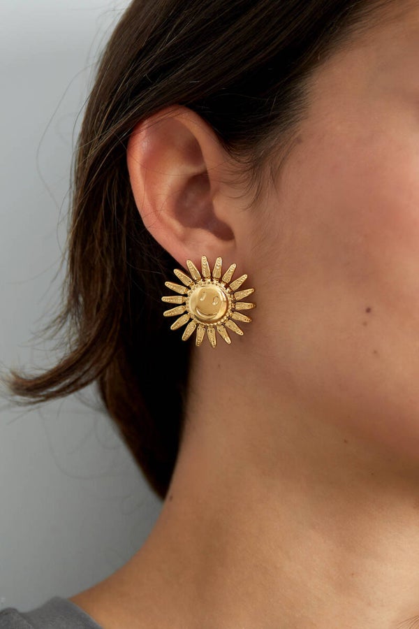 Smiley Sun - Oorbellen
