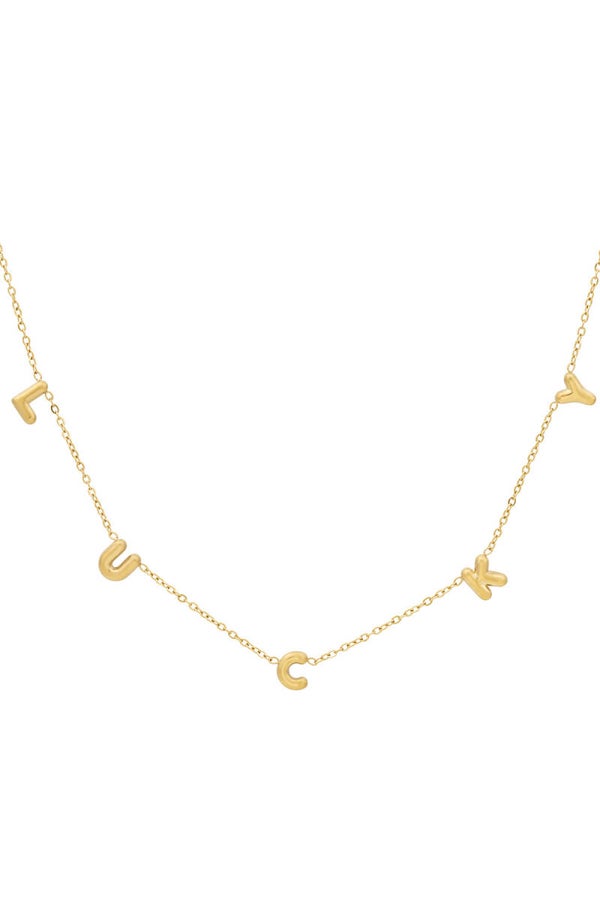 Lucky Necklace - Stainless Steel Ketting