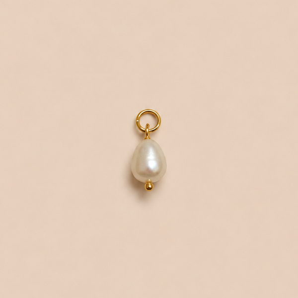 Parel bedel goud - pearl charm gold