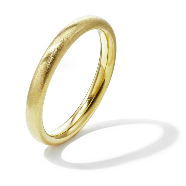 Goudkleurige Bangle - geborsteld effect