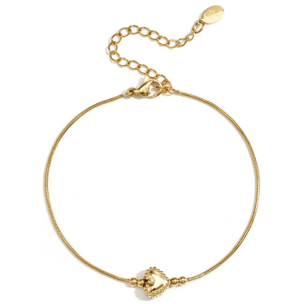 Heart Armband Goud - Bracelet Gold