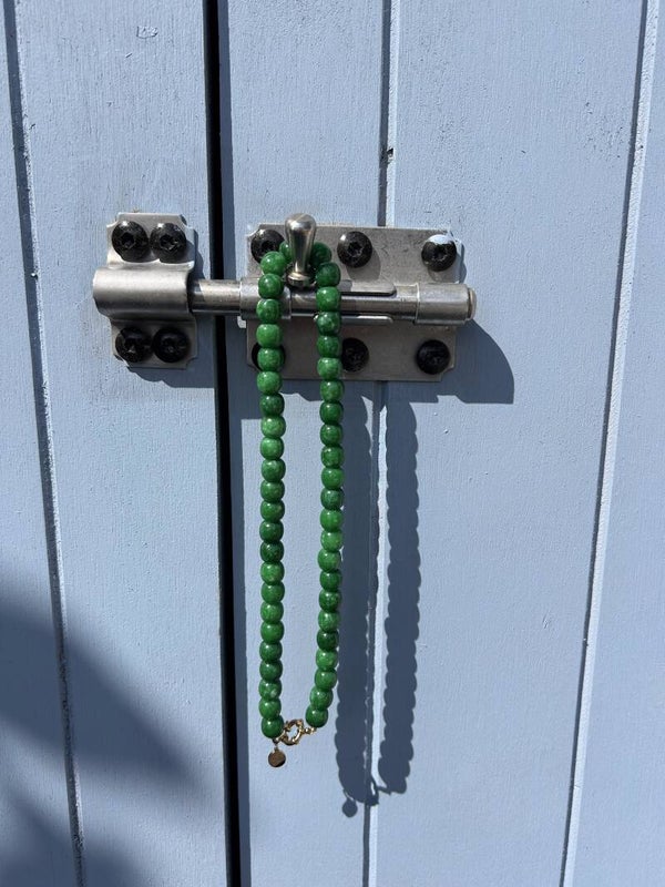 Green Soleil necklace - Kralenketting