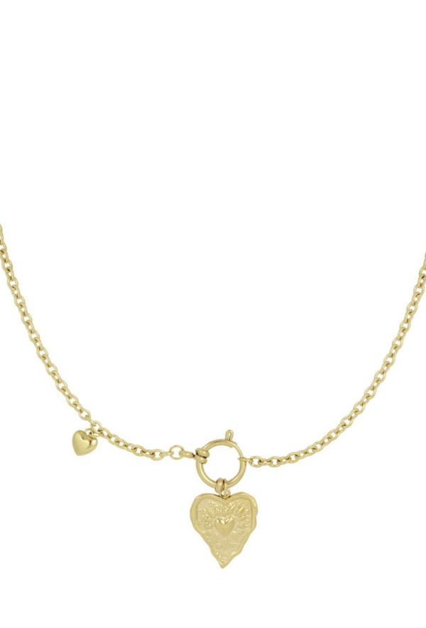 Wavy heart- Ketting met hart