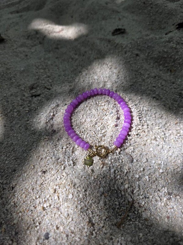 Lilac Muse Bracelet - lila armband