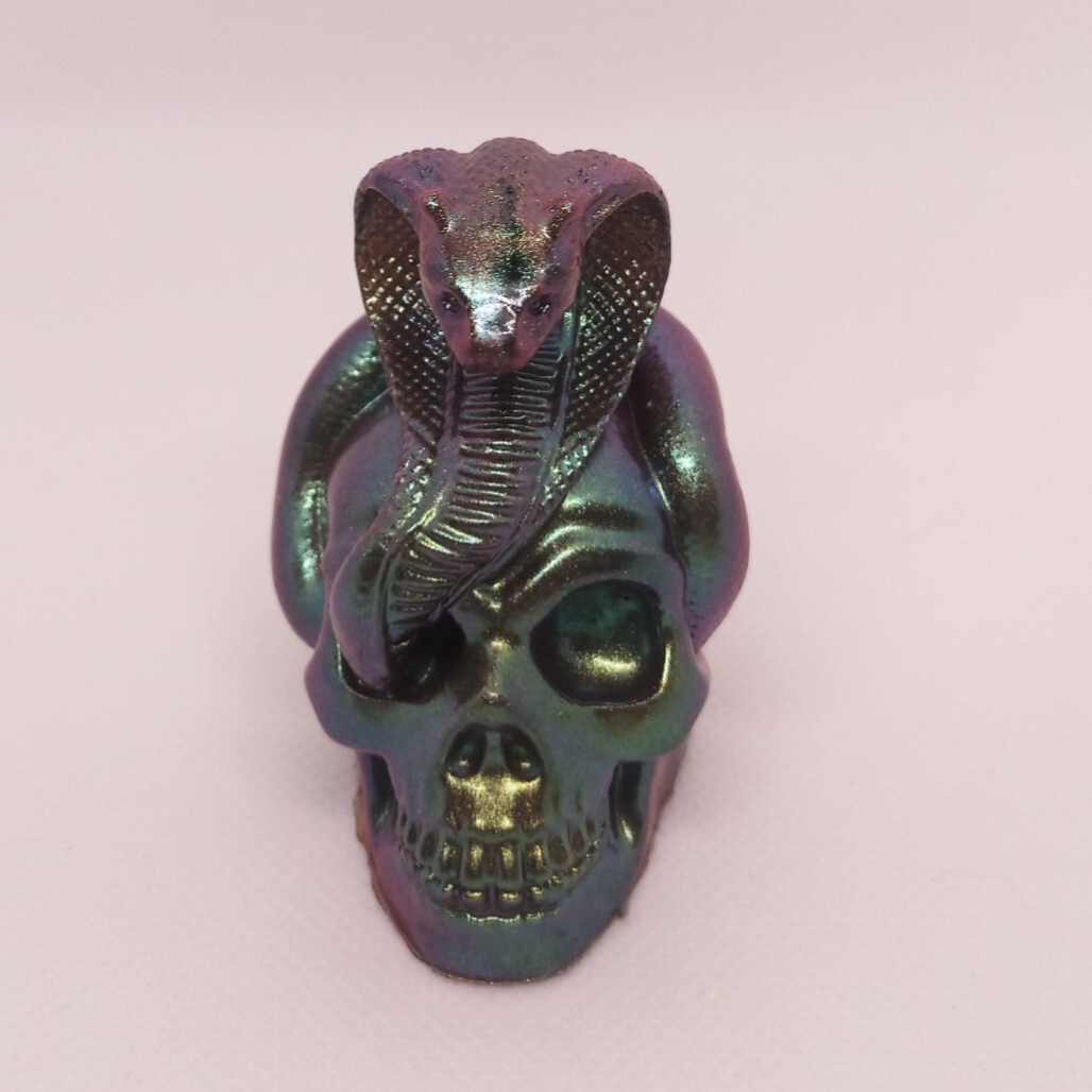 Kleiner Skull mit Kobra "Chamäleon"