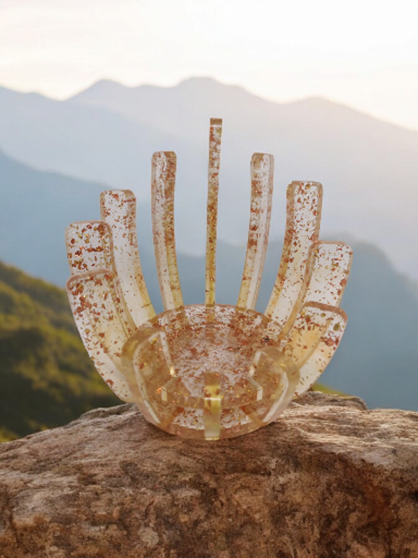 Windlicht gold "Starchild"