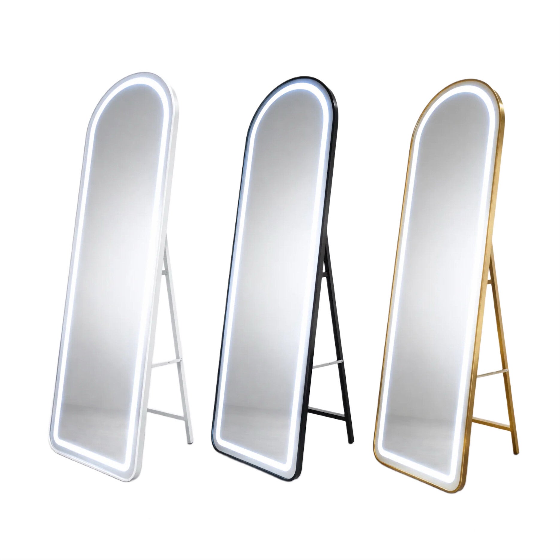 Staande Spiegel Met Led Light