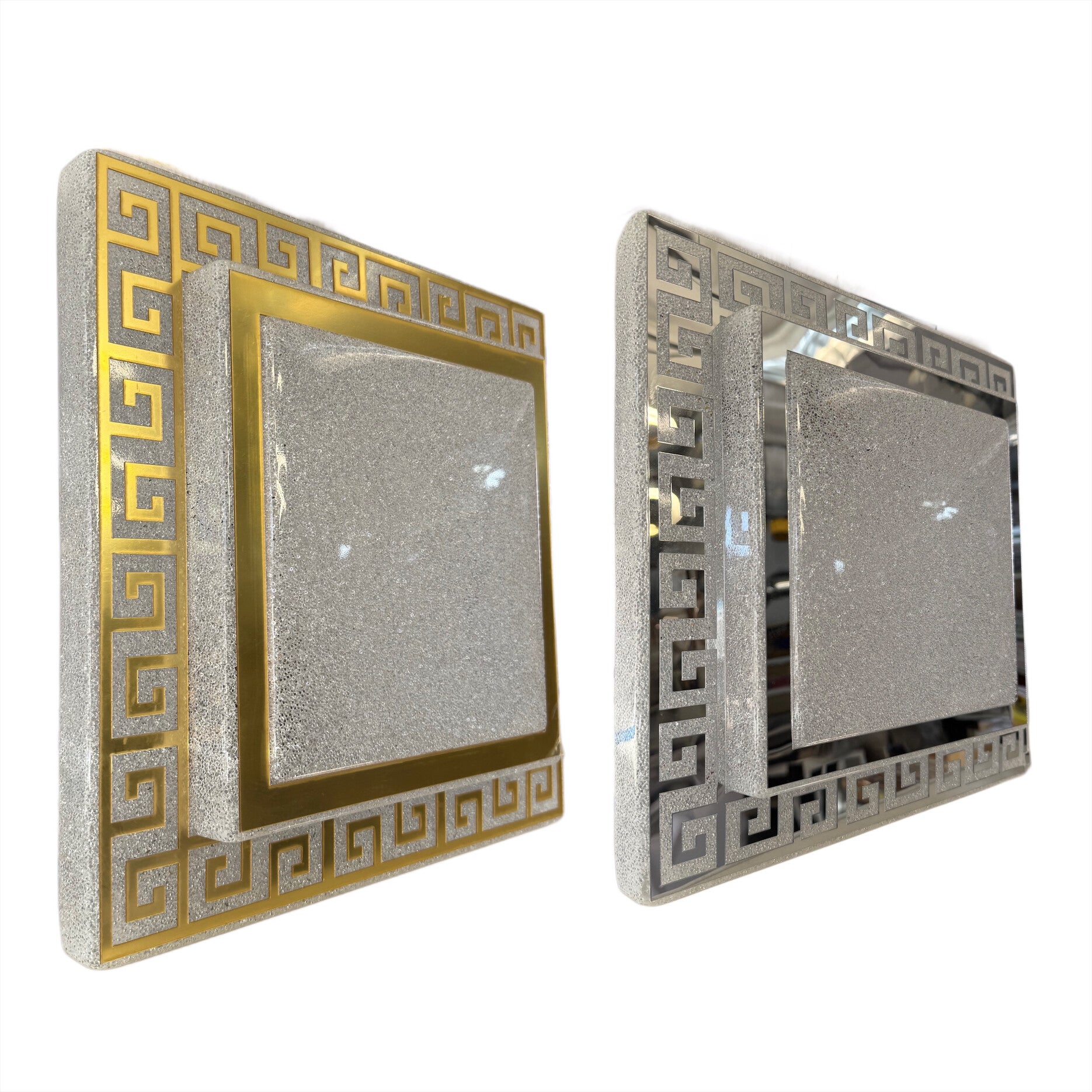 Led Plafondlamp Meander Design Vierkant