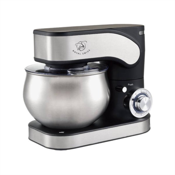 Royal Swiss Keukenmachine 1300W – 5L RVS Kom – 6 Snelheden