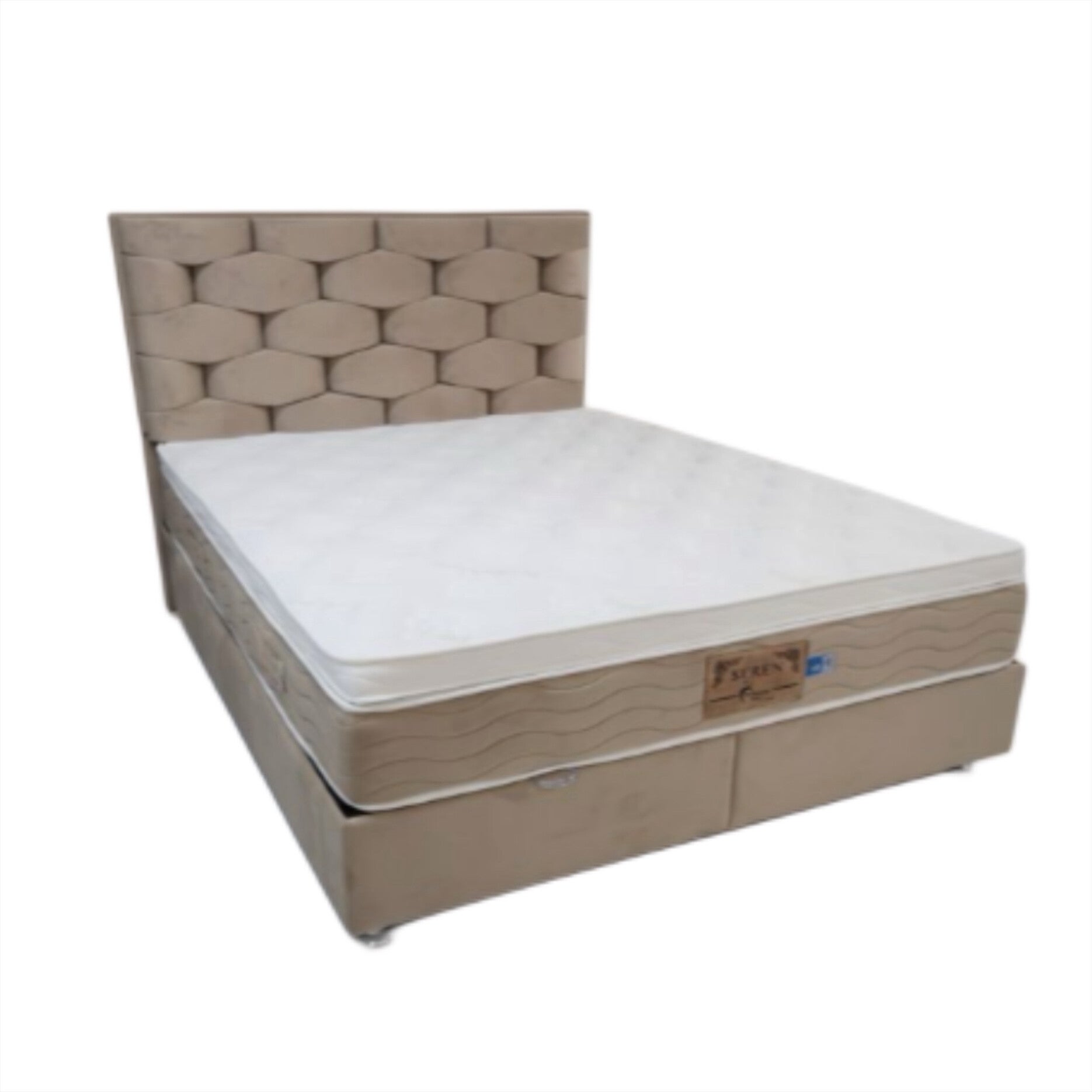 milano opberg boxspring – velvet stof