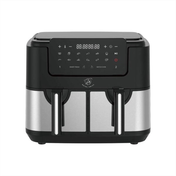 Royal Swiss Dubbele Airfryer 9L – 2600W – Touchscreen