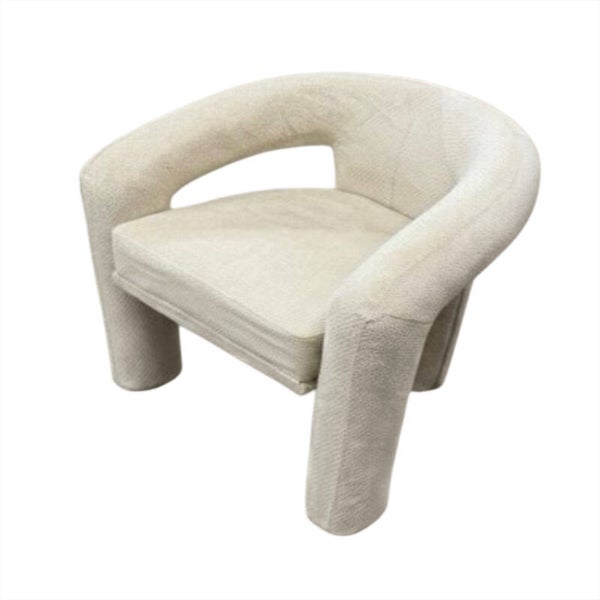 Avelin eetkamerstoel – beige bouclé