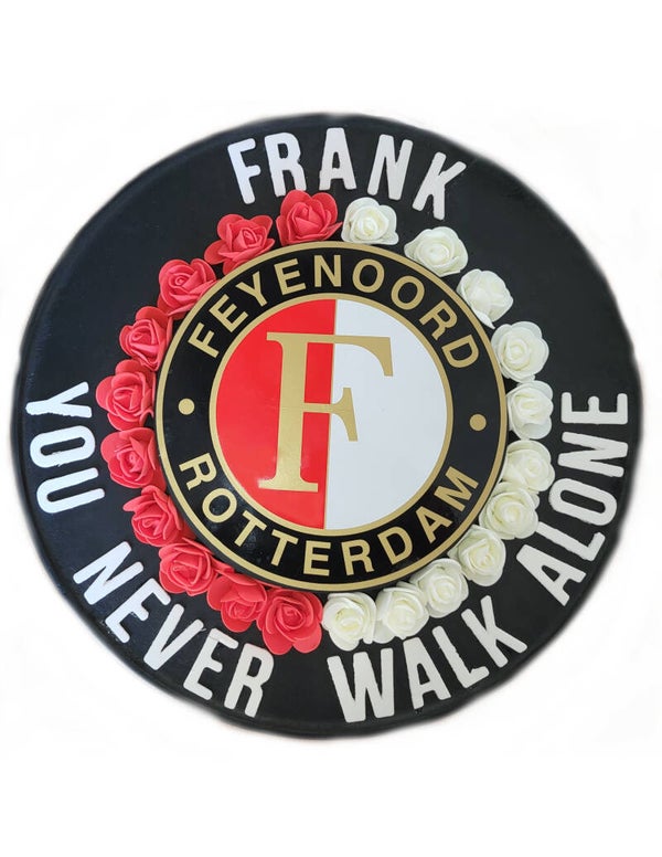 feyenoord bord de luxe 37 cm met eigen tekst