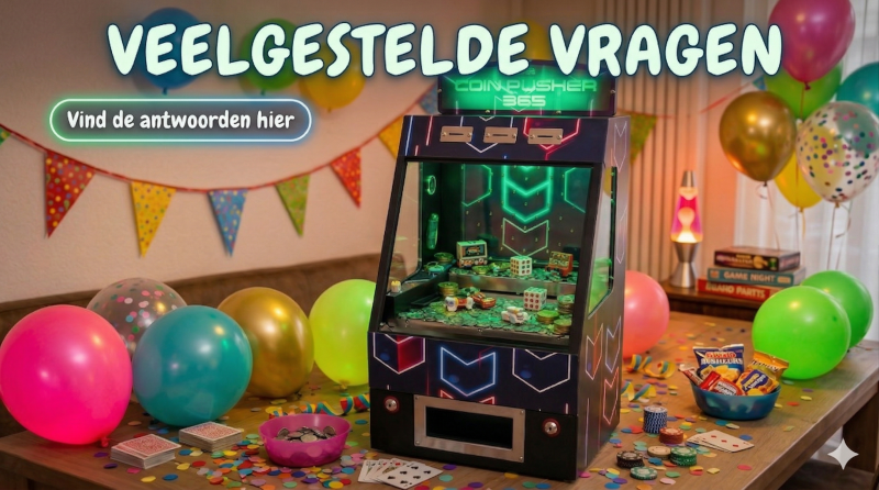 Coinpusher huren veelgestelde vragen