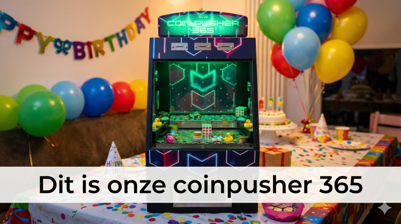 Dit is onze coinpusher 365, te huren in Nieuw-Vennep en omstreken
