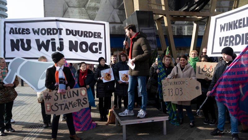 FNV bij de Bijenkorf