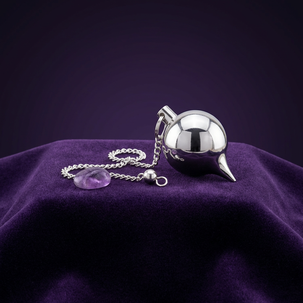 Pendule acier modèle goutte