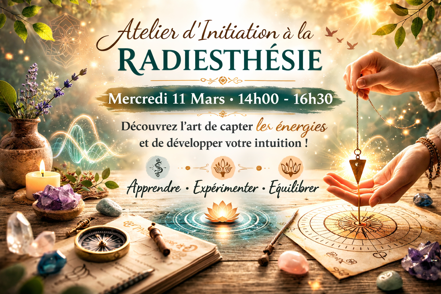 Initiation à la radiesthésie en présentiel
